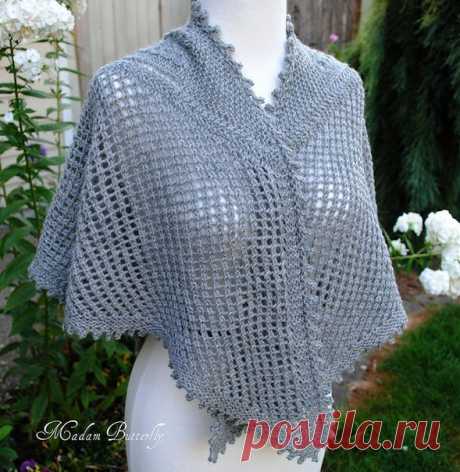 Ажурная Шаль #21 Lace Shawl by Candace Eisner Strick