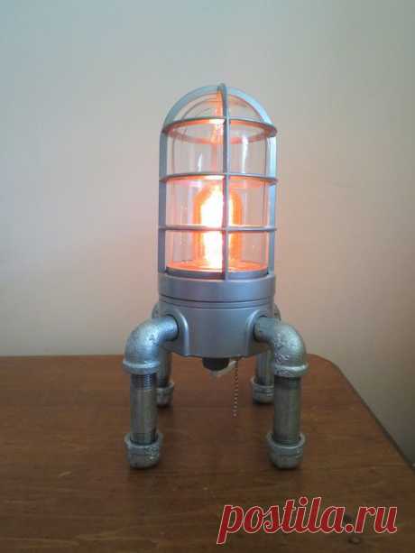 Table lamp, Edison lamp, Steampunk lamp