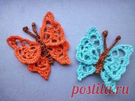 БАБОЧКА BUTTERFLY Crochet.