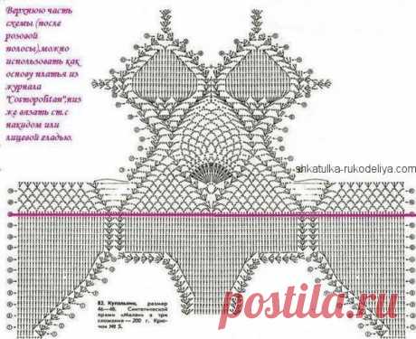 Женский купальник крючком со схемами. Слитный летний купальник крючком 2019 | Шкатулка рукоделия