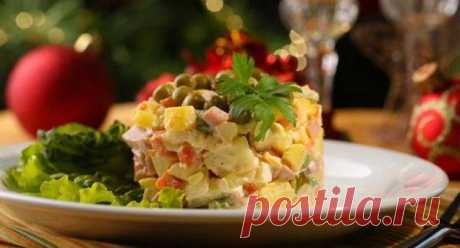 Рецепти салатів на Новий рік 2020: новорічні салати: рецепт олів'є, мімози, шуби, цезаря