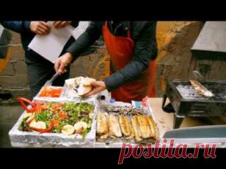 Istanbul Balik Ekmek - Вкуснятина - Скумбрия на гриле по турецки (как готовить) Fish Bread