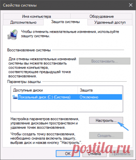 Точки восстановления Windows 10 | remontka.pro