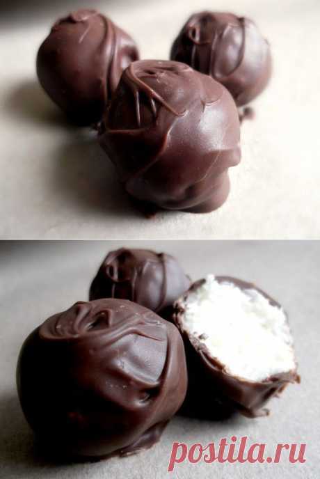 (+1) - кокосовые шарики в шоколаде, почти как Баунти | ВКУСНО ПОЕДИМ!
