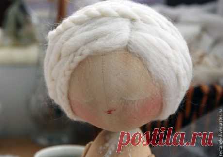 Косы из шерсти: причёска для куклы - Ярмарка Мастеров - ручная работа, handmade