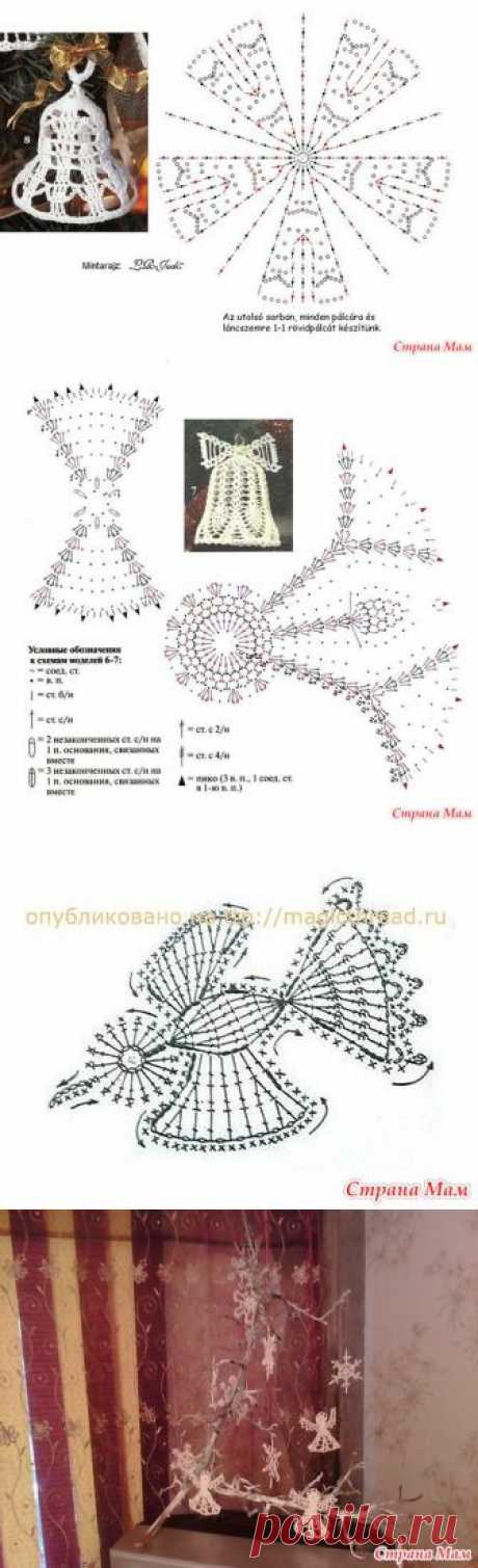 . Схемы вязания игрушек для ёлочки крючком. - Все в ажуре... (вязание крючком) - Страна Мам