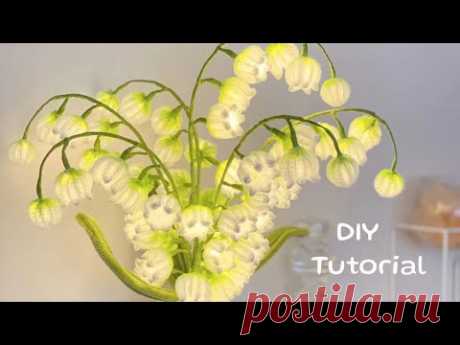 DIY Lily of the Valley Night Light Tutorial: Make Flower Lamp with Pipe Cleaners (DIY Home Decor)