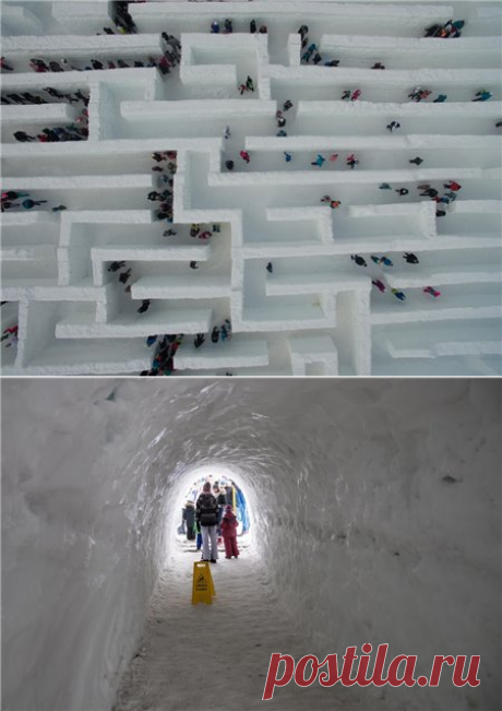 Самый большой в мире снежный лабиринт - Путешествия вокруг света - ГОРНИЦА -блоги, форум, новости, общение