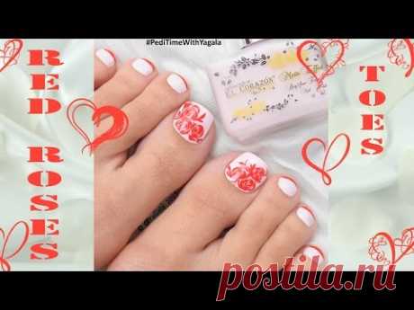 Toe nail art / Педикюр дизайн