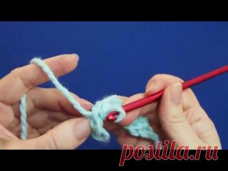 Урок 7 Как вязать соединительный столбик    Lesson 7 How to knit the connecting column