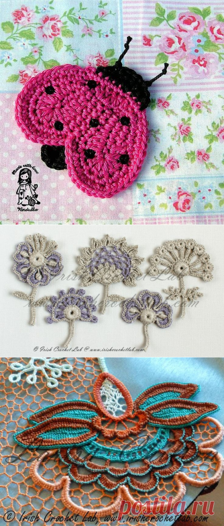 17 Best images about crochet apliques on Pinterest | Woodland creatures, Ice cream cones and Spiral crochet pattern