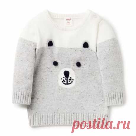 Bear Intarsia Knit