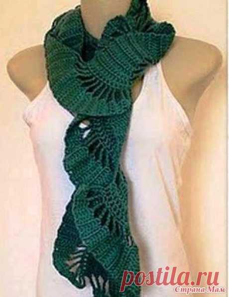 Необычный шарфик - Вязание - Страна Мам