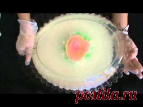 Como hacer un ramo de rosas con alcatrazes pt.2 / jelly art puding