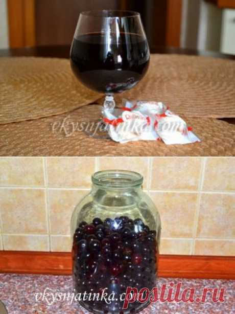 Настойка на вишне - рецепт с фото
