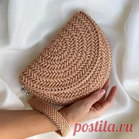 Bolso Delilah fabricado en cordón de poliéster. Clase magistral - behet hecho a mano