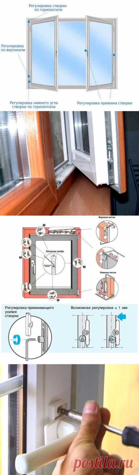 Делаем регулировку пластикового окна самостоятельно