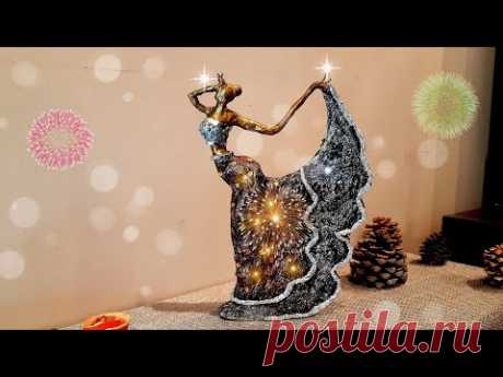 #diydoll #diycrafts DIY DOLLS || HOW TO MAKE A DANCING DOLL AT HOME FROM WASTE Cardboard: