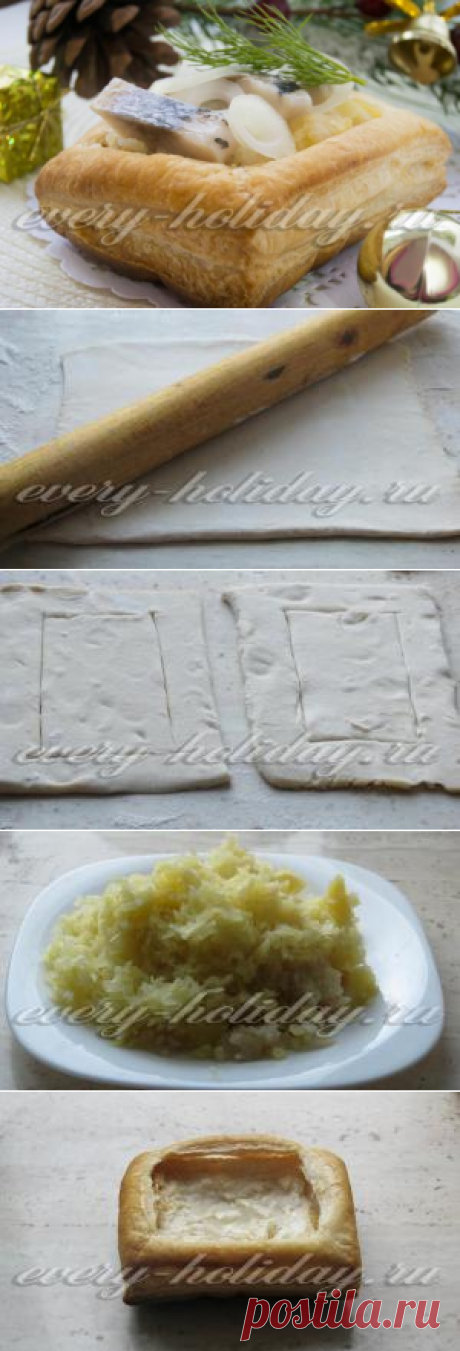 Закуска из сельди с картофелем: фото рецепт