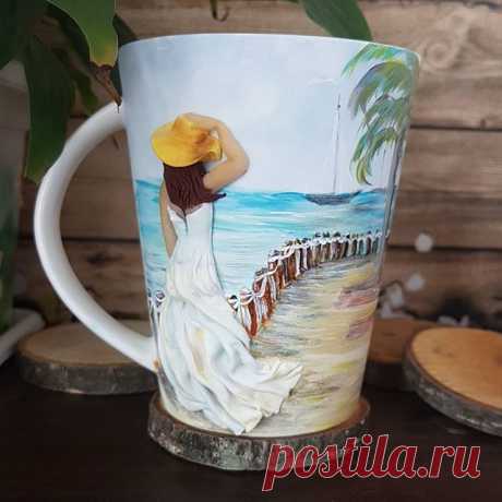 Photo by КРУЖКИ, ВАТНЫЕ ИГРУШКИ in Ulyanovsk. На изображении может находиться: напиток и кофейная чашка