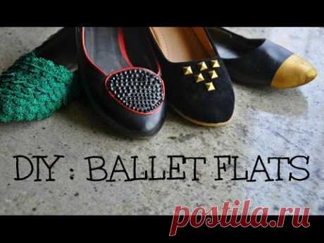 DIY : Revamp your Ballet Flats!
