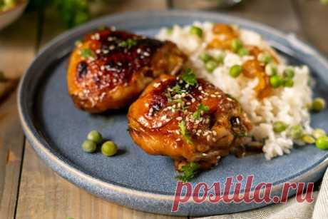 Курица в соево-медовом соусе, запеченная в духовке – пошаговый рецепт с фотографиями