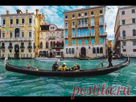 4K Beautiful Venice Italy,  Best Italian Music,  Instrumental  Romantic , Relaxing Music