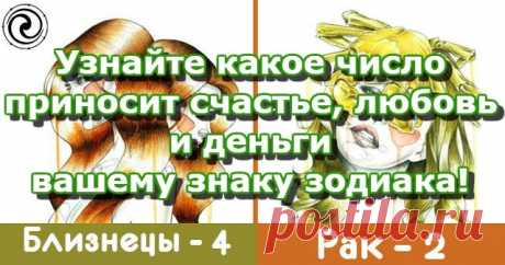 Узнайте какое число приносит счастье, любовь и деньги вашему знаку зодиака! — Копилочка полезных советов