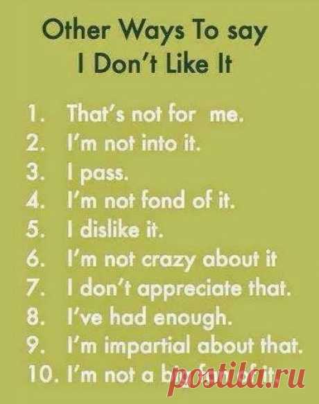 Learn English: Other ways to say °I don't like you°.. - liliialily66@gmail.com - Gmail
