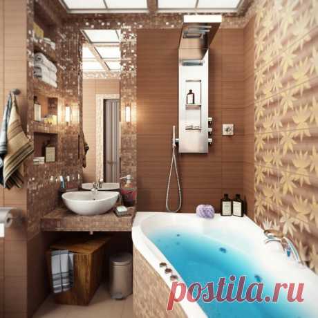 20 реальных примеров гармоничного дизайна малогабаритной ванной комнаты