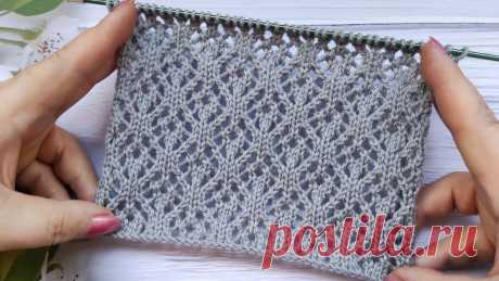 Lace Stitch Knit Pattern | Ajourmuster stricken | Punto Traforato ai ferri | Point Ajouré au Tricot Lace Stitch Knitting PatternHow to knit Lace Stitch: https://knit-charts.com/knitting-stitch-patterns/item/lace-stitch-knitting-pattern-299.htmlAjourmuster s...