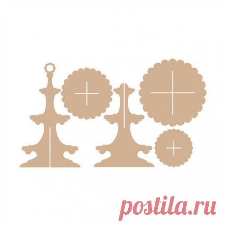 Pronty MDF Три Tier Cake Stand # 423100 | Buddly занаяти