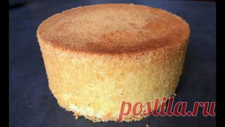 Бисквит на КИПЯТКЕ / Самый СОЧНЫЙ бисквит для торта Бисквит на кипятке очень влажный и сочный, который сочетается почти со всеми начинками и кремами. Пропитывать его не принципиально, по желанию можете добавит...