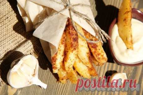 Картошка в панировочных сухарях в духовке
