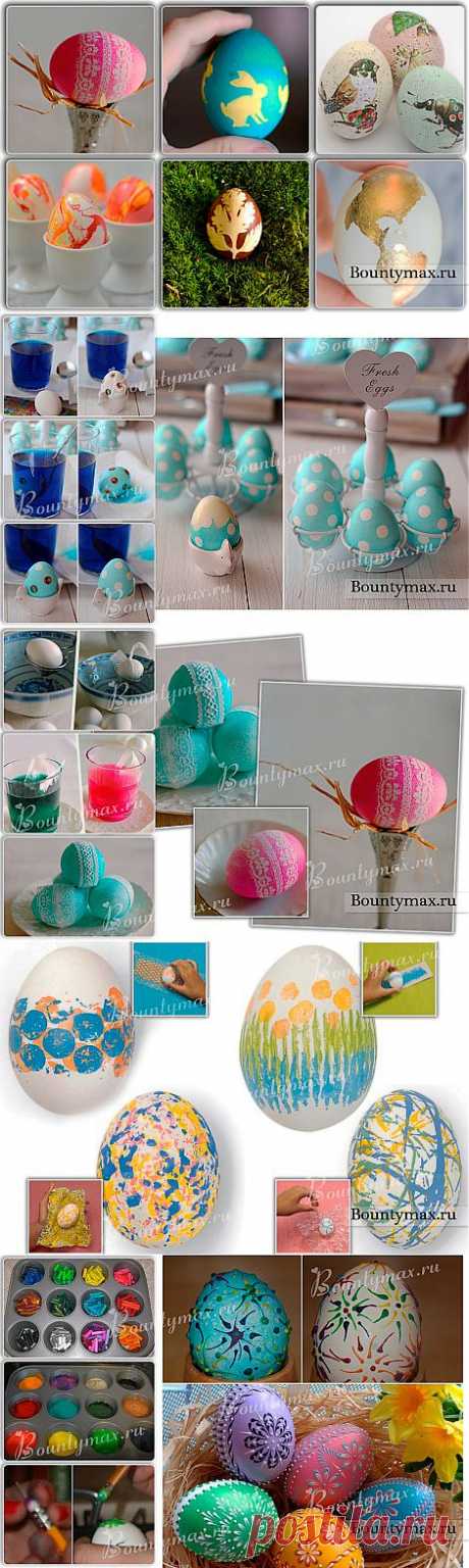 Яйца на пасху: как красиво покрасить или украсить яйца на пасху