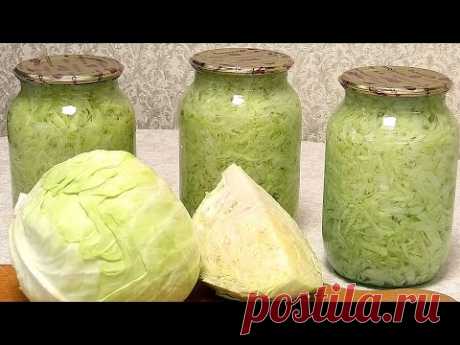 СУПЕР ПРОСТОЙ  рецепт. КАПУСТА НА ЗИМУ /Cabbage for the winter