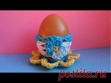 Crochet Easter Egg   Пасхальное яичко   Вязание крючком   подставка