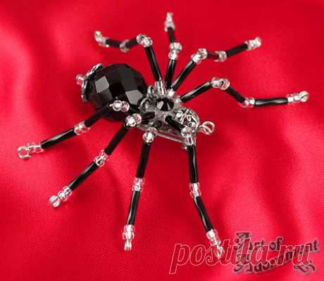 Gothic Crystal Spider Pin by Valerian on DeviantArt