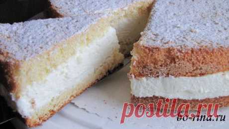 Бисквитный торт с творожно-сливочным кремом | Вкусно и красиво!