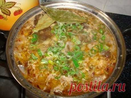 Традиционно русское постное блюдо - Ароматная грибная солянка с капустой Обалденно вкусно!