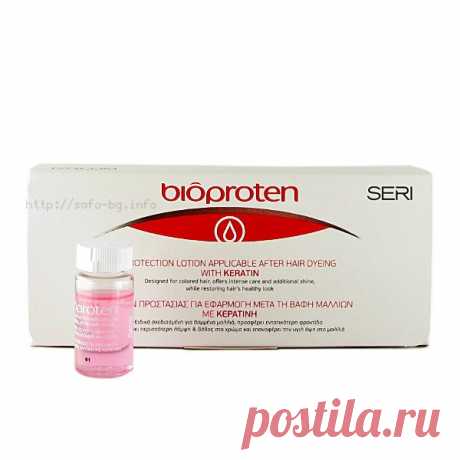 Ампули за коса, възстановяващи, с кератин Farcom Seri Bioproten with keratin 12х10 мл - Онлайн магазин за козметика "САФО"