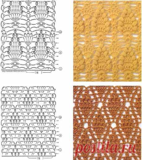 схемы вязания крючком: 7 тыс изображений найдено в Яндекс.Картинках