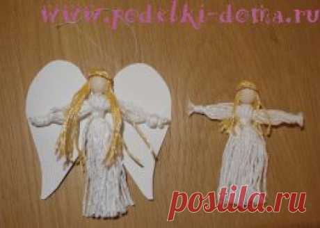 Ангелочки из ниток
