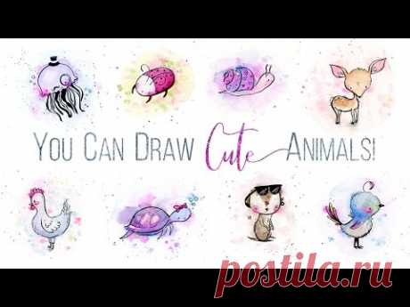 You Can Draw Cute Animals In 3 Simple Steps // Skillshare Class Trailer