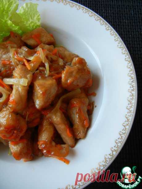 Свинина по-китайски в кисло-сладком соусе – кулинарный рецепт