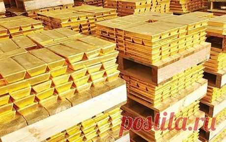 Запасы монетарного золота в международных резервах РФ в марте выросли на 9 тонн и на 1 апреля 2020 года составляли 2299 тонн