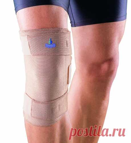 Бандаж на коленный сустав эластичный, разъемный Oppo 1023