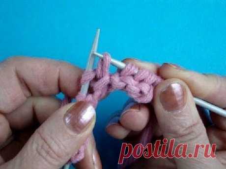 Лицевая петля - способы вязания спицами - Урок 26 Knitting lesson for beginners