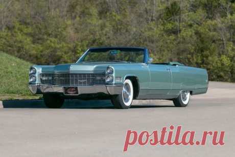 редкий 1966 Cadillac Eldorado кабриолет для продажи Это 1966 Cadillac Eldorado кабриолет имеет 429 C. I. 4BBL V8 (номера соответствия), автоматическая трансмиссия, правильный Кристалл Firemist внешний вид, правильный и в основном оригинальный зеленый интерьер, редко видел ковшеобразные сиденья с консолью, Заводской кондиционер с автоматическим климат-контролем, силовые сиденья, силовые замки, Power Top, электрические стеклоподъемники, наклон/телескопическое колесо, AM/FM-р...