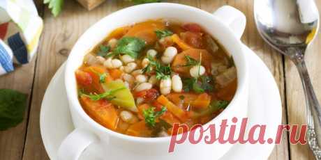 Фасолевый суп с помидорами в мультиварке: рецепт - Лайфхакер